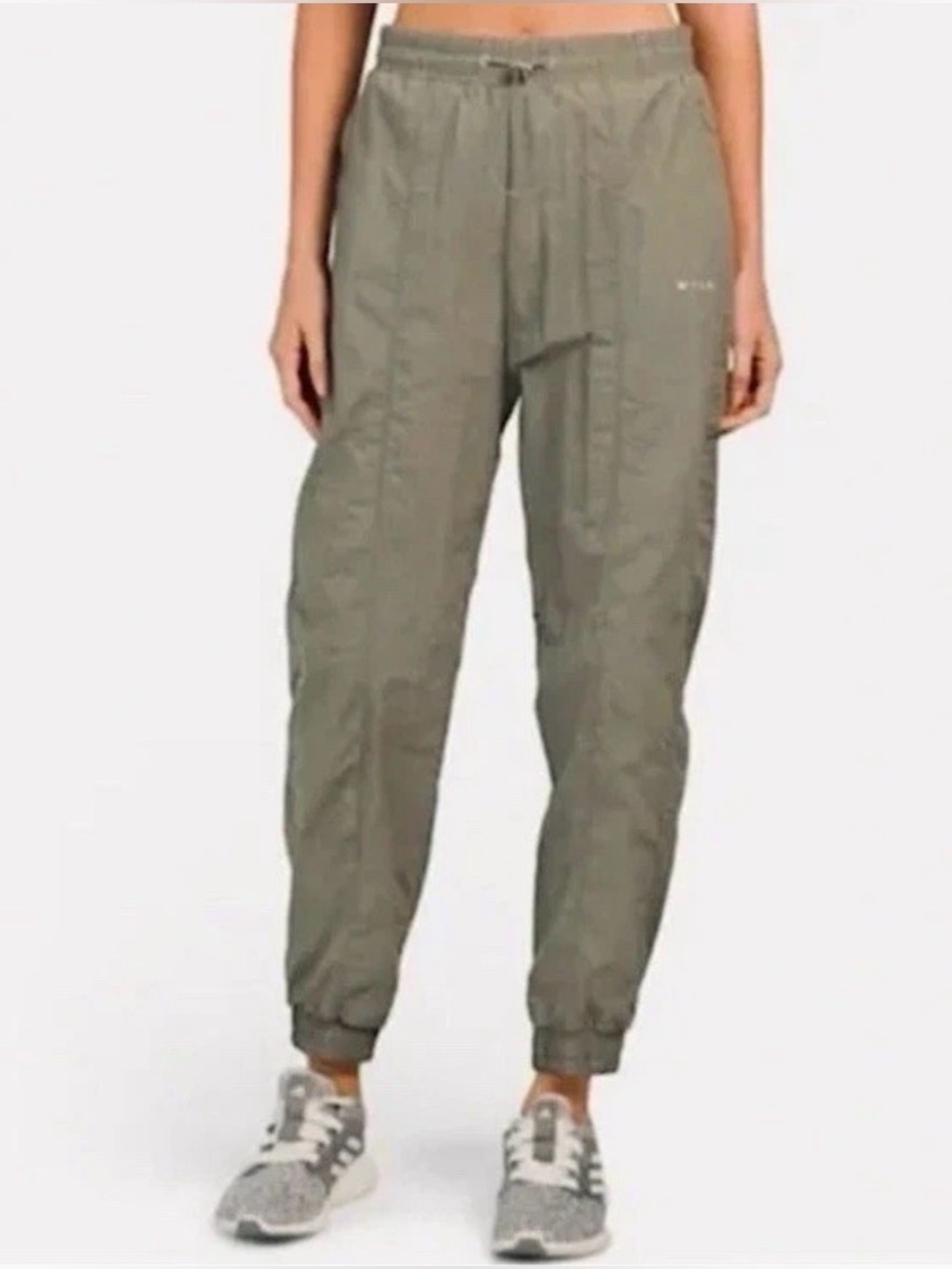 WILO The Label Sage Green Parachute Jogger Pants Nylon Utility Size M